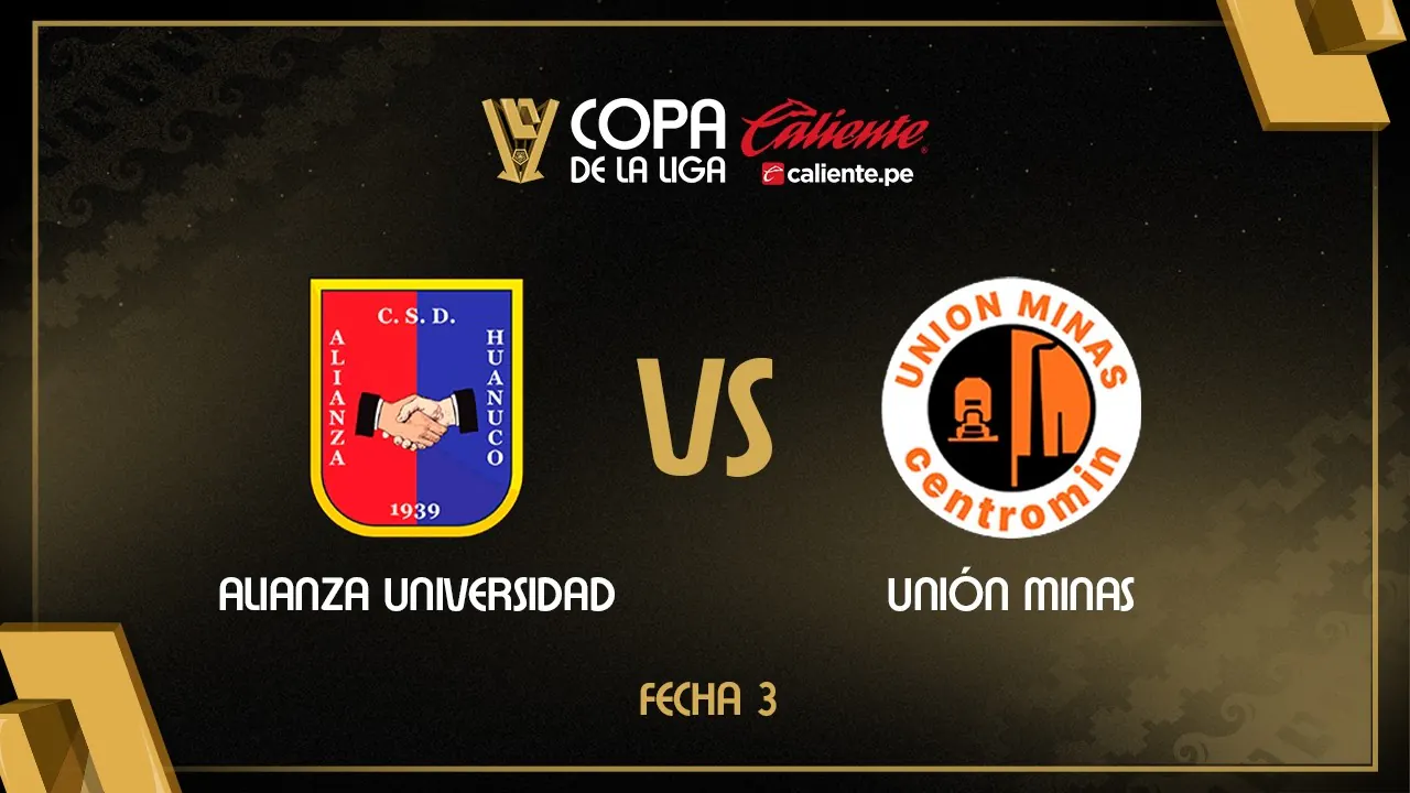 Reproducir: 🔴 EN VIVO | ALIANZA UDH VS UNIÓN MINAS | COPA CALIENTE DE LA LIGA | FECHA 3