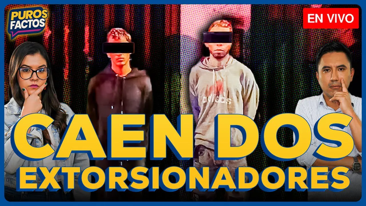 Reproducir: 🚨 #ENVIVO | DETIENEN A DOS PRESUNTOS EXTORSIONADORES A PUNTO DE DETONAR EXPLOSIVOS #PUROSFACTOS