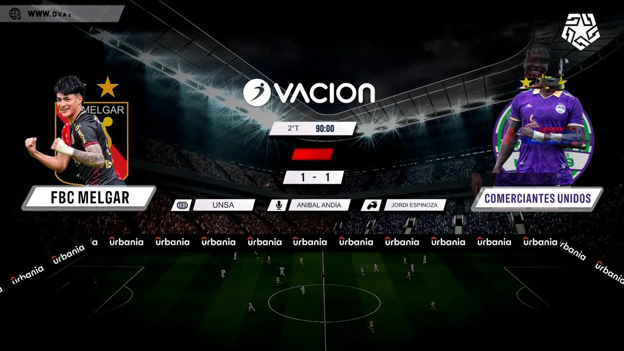 Reproducir: Melgar FBC vs Comerciantes Unidos por RADIO OVACION 🔴 #ENVIVO | LIGA 1 TE APUESTO