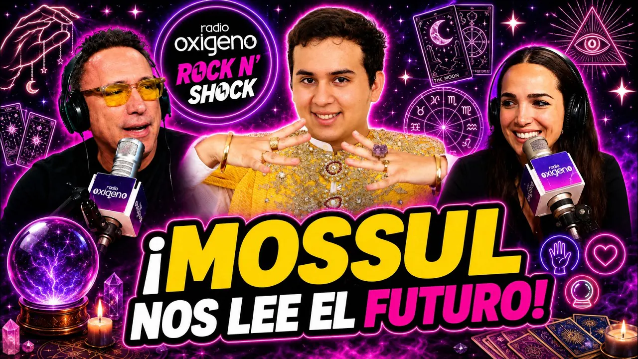 Reproducir: ¡MOSSUL NOS PREDICE EL FUTURO EN CABINA! #ENVIVO EN ROCK N SHOCK CON CARLOS GALDÓS