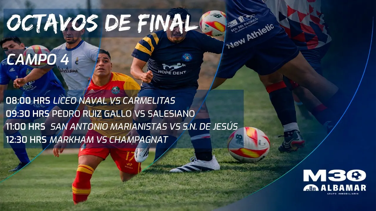 Reproducir: Fútbol ¡EN VIVO! - - MASTER 30 INTERCOLEGIOS
