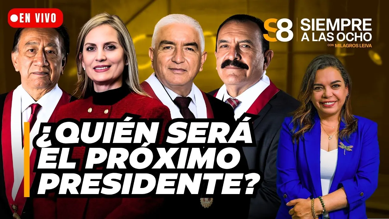 Reproducir: 🟡 JERÍ CENSURADO: CONGRESO ELIGE HOY AL NUEVO PRESIDENTE ENTRE 4 CANDIDATOS | Siempre a las ocho