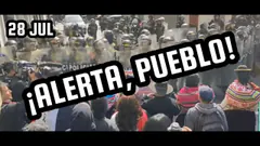28 DE JULIO 2025 / LIMA - PERÚ / EL PUEBLO SE ENFRENTA A SIKARIO$ DE LA PNP - VIRAL