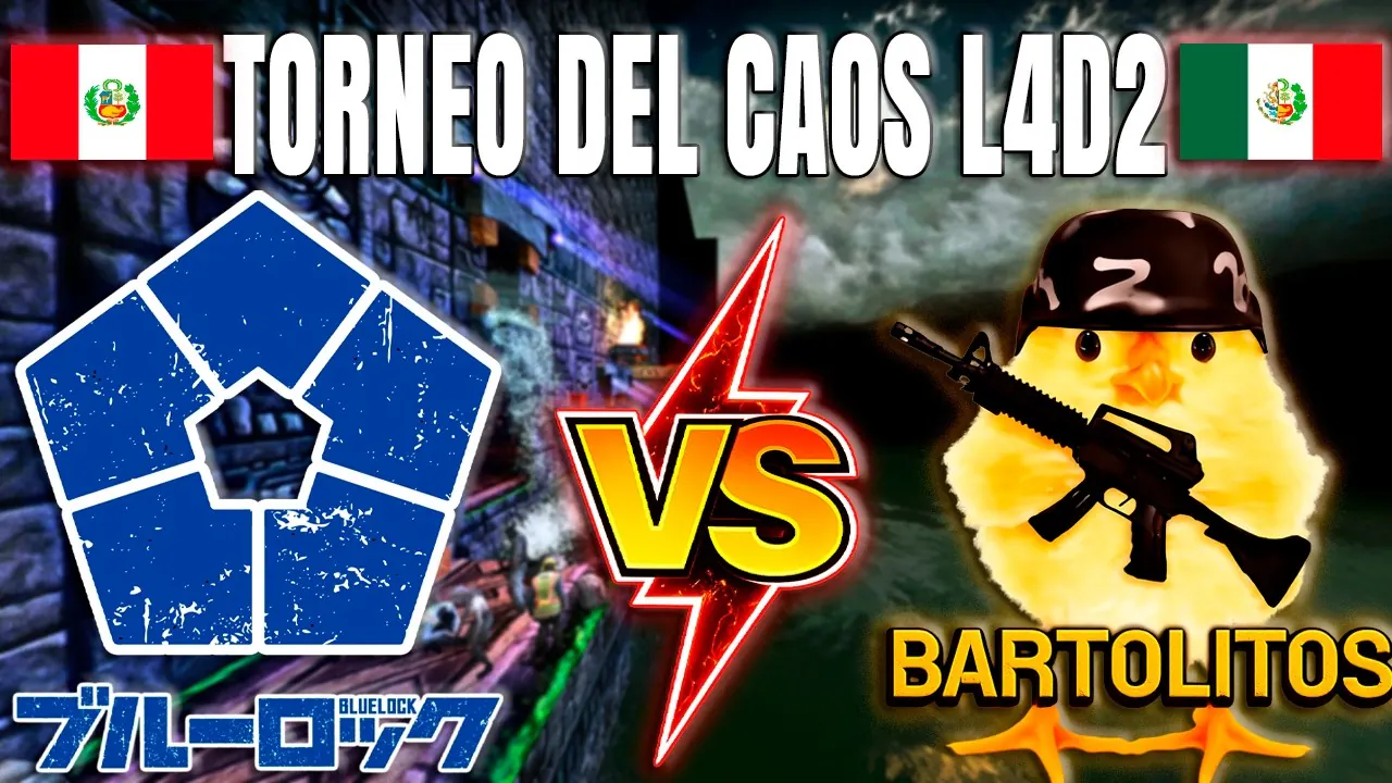 Reproducir: TORNEO DEL CAOS L4D2 | Bartolitos VS Blue Lock | Astralis VS Mouz | DOBLE O NADA |