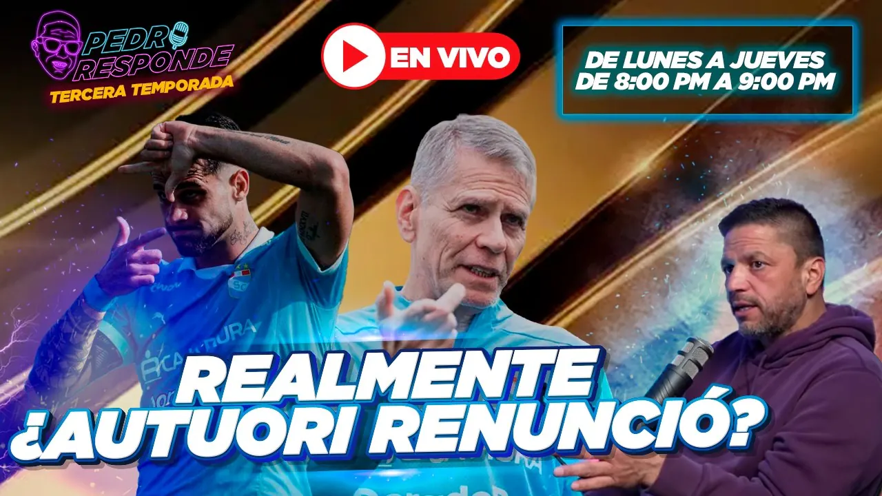 Reproducir: ¿SON CIERTOS LOS RUMORES DE AUTUORI? ¡PEDRO RESPONDE EN VIVO!  |#PedroResponde