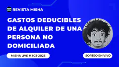GASTOS DEDUCIBLES DE ALQUILER DE UNA PERSONA NO DOMICILIADA