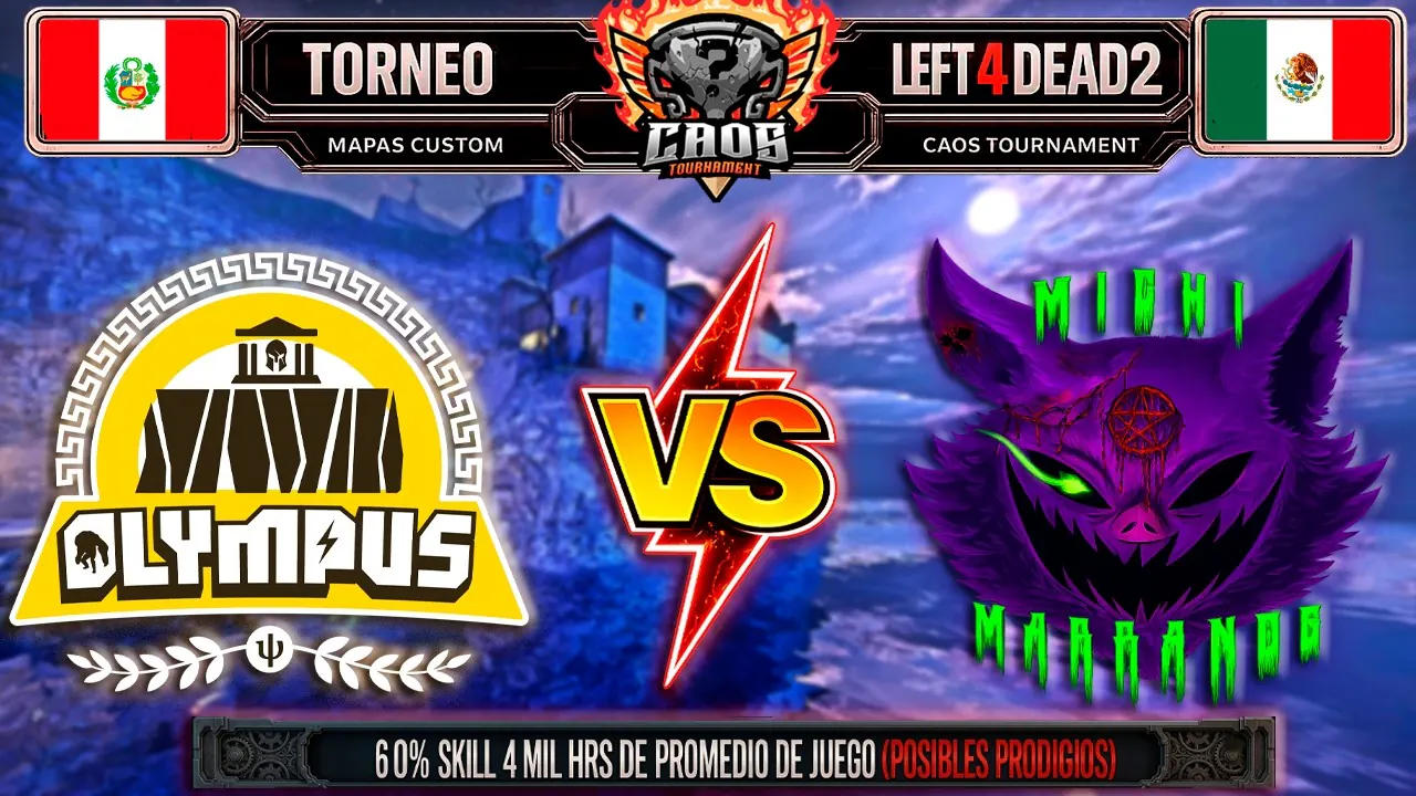 Reproducir: TORNEO INTERNACIONAL L4D2 | Olympus VS Michi Marranos | Perú VS México | RONDA 1 |