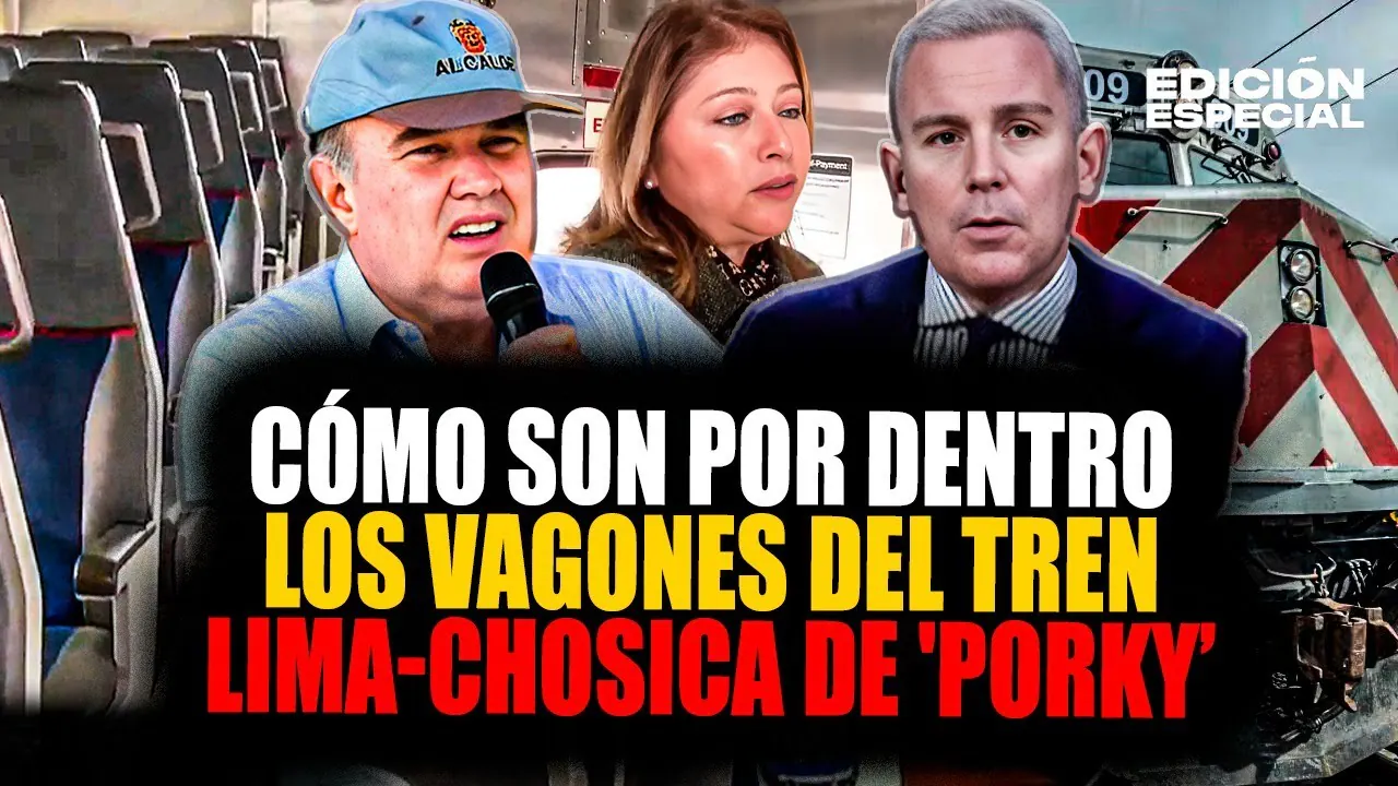 Reproducir: #EnVivo Trenes de Rafael López Aliaga: así son por dentro los vagones