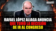 #EnVivo Rafael López Aliaga anuncia que dirigirá su bancada desde el Senado