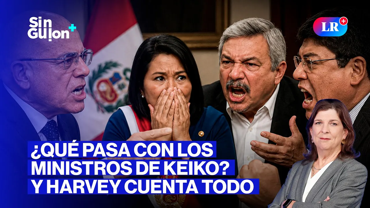 Reproducir: MINISTROS DE KEIKO EN CONTRADICCIONES Y HARVEY COLCHADO EN VIVO | SIN GUION CON ROSA MARÍA PALACIOS