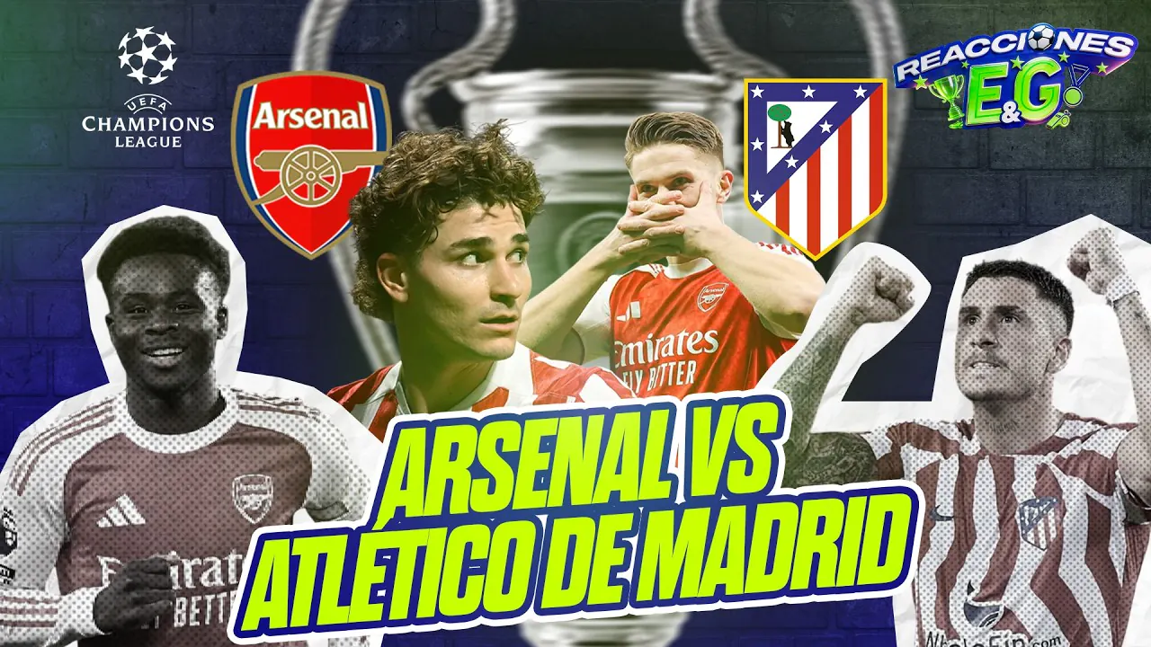 Reproducir: [REACCION] ARSENAL VS ATLÉTICO DE MADRID EN VIVO | CONOCEMOS AL PRIMER FINALISTA DE LA CHAMPIONS🏆