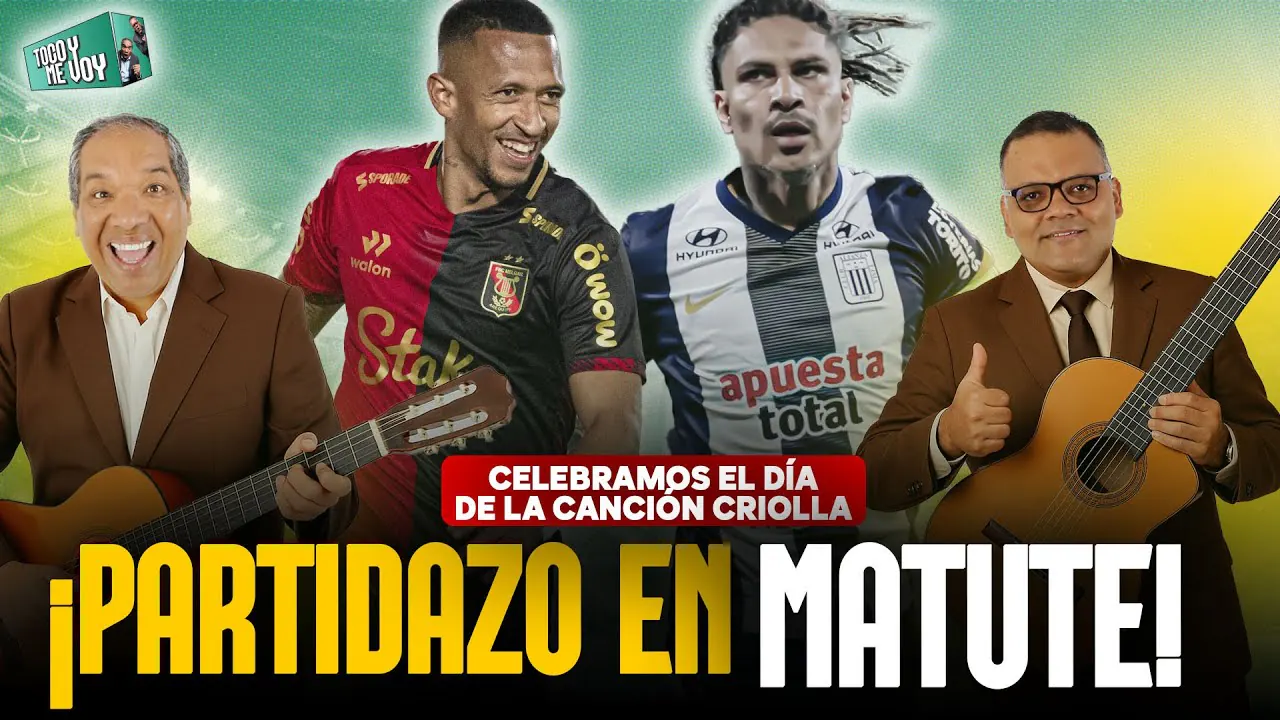 Reproducir: #ENVIVO 🔴ALIANZA LIMA VS. MELGAR: PARTIDAZO EN MATUTE | CELEBRAMOS A LA CANCIÓN CRIOLLA #tocoymevoy