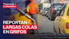 ¿POR QUÉ NO HAY GNV? Reportan largas colas de autos en grifos de Lima | #TLR