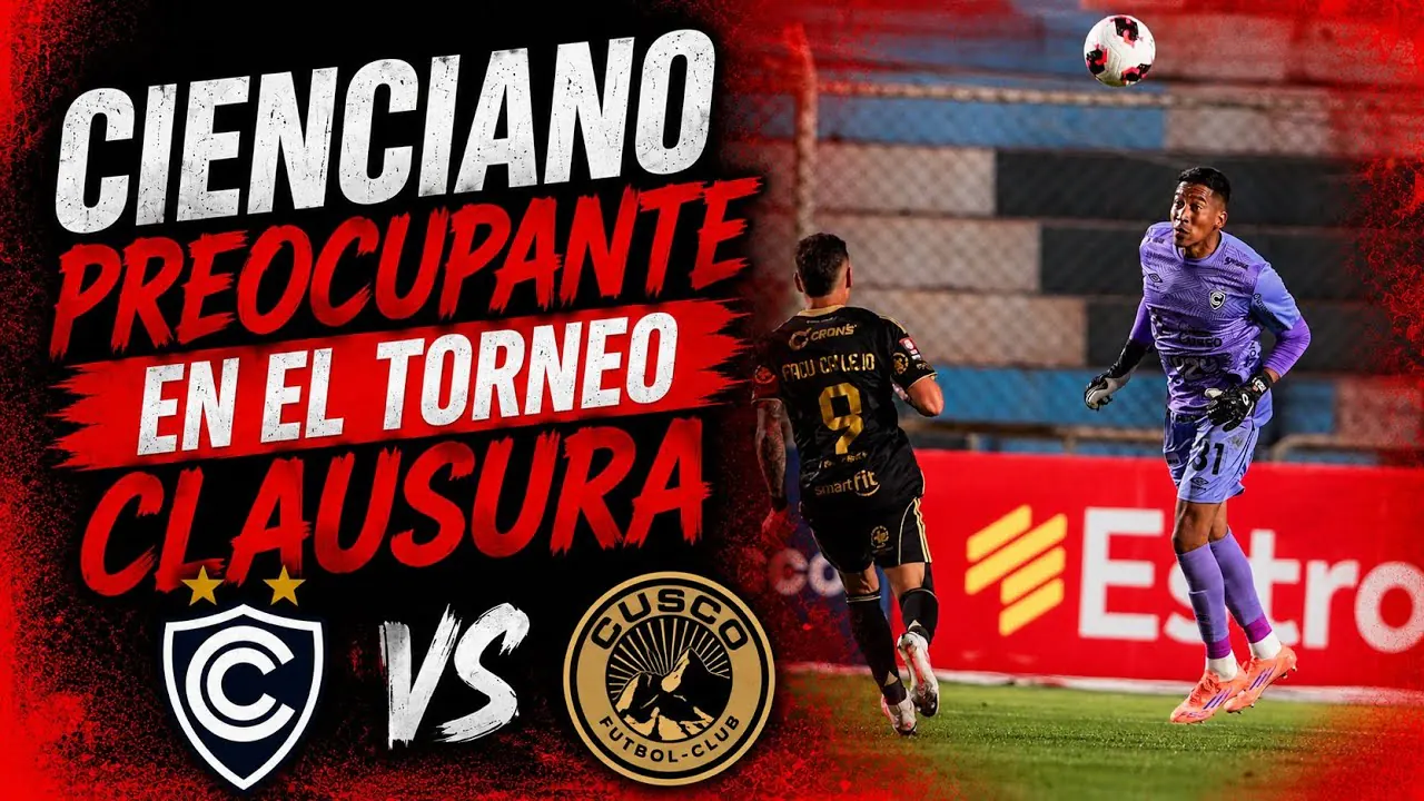 Reproducir: POST SALA: CIENCIANO 1-2 CUSCO FC: PREOCUPANTE CLAUSURA DE CIENCIANO, ¿LLEGAN HOHBERG Y SOUZA?