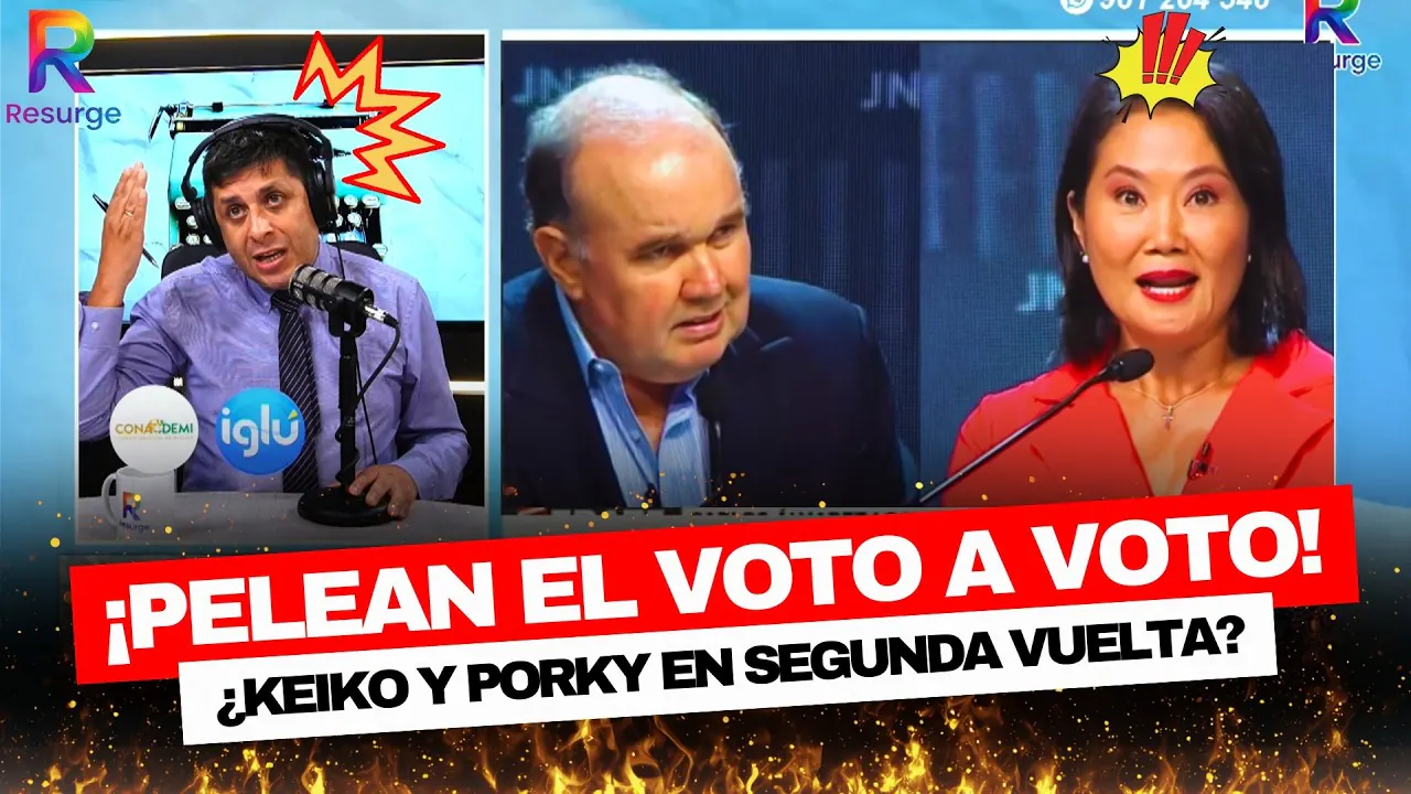 Reproducir: 🔥¿SE LO BAJARON AL CHANCHO? KEIKO FUJIMORI Y CARLOS ÁLVAREZ EN LO MÁS ALTO DE LA TABLA ELECTORAL