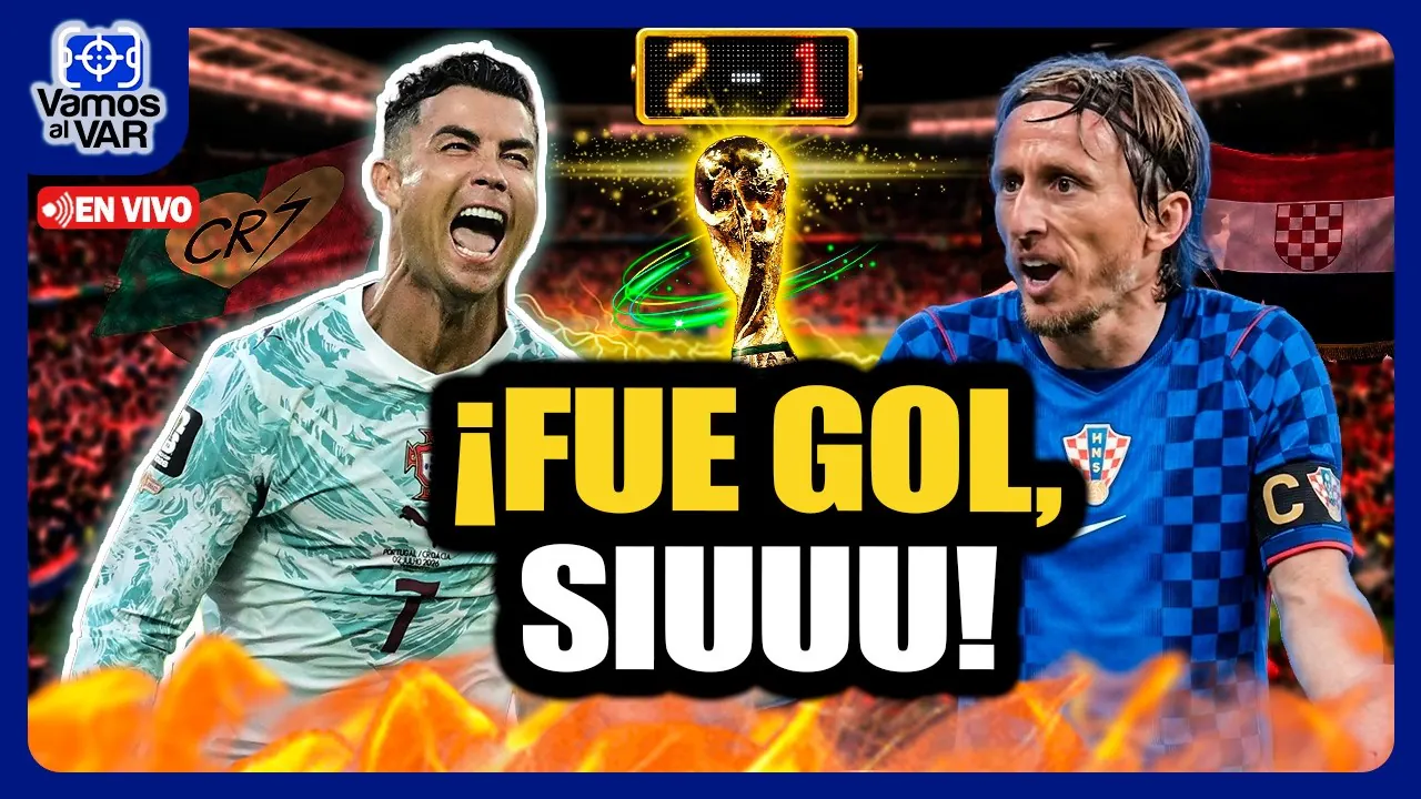 Reproducir: EN VIVO⚡Portugal vs Croacia: el VAR anuló el gol del empate y desató la polémica | VAMOS AL VAR