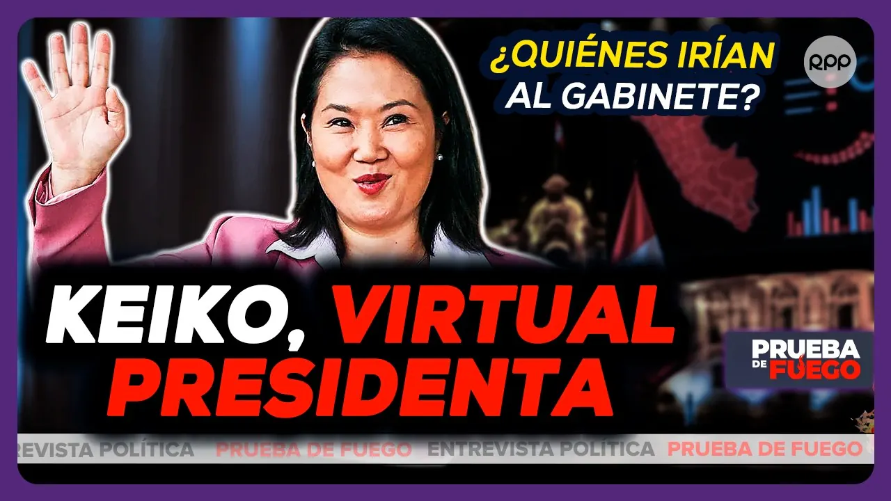 Reproducir: EN VIVO 🔴 Keiko, virtual presidenta del Perú: ONPE culmina el conteo de votos | RPP NOTICIAS