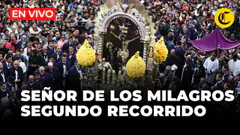 EN VIVO PROCESIÓN DEL SEÑOR DE LOS MILAGROS: Segundo recorrido por las calles de Lima