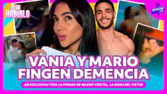 VANIA BLUDAU Y MARIO IRIVARREN FINGEN DEMENCIA