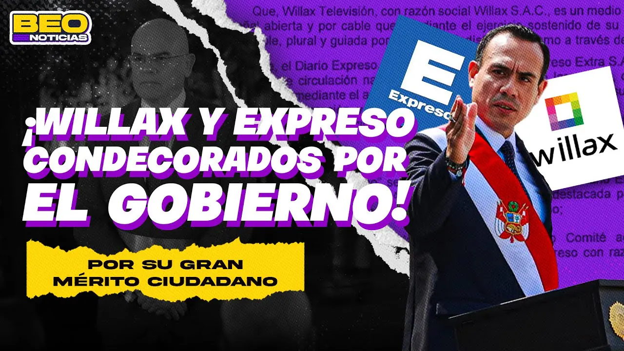 Reproducir: WILLAX Y EXPRESO SON PREMIADOS POR PCM 📺🗞️🤡 | BEO 🟣