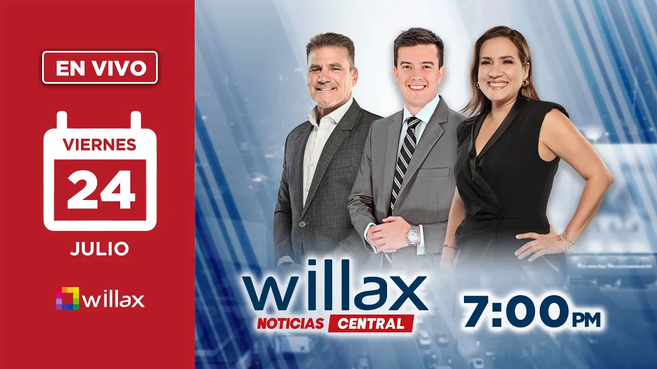 Reproducir: Willax en vivo - WILLAX NOTICIAS - 24/07/2026 | Willax Televisión