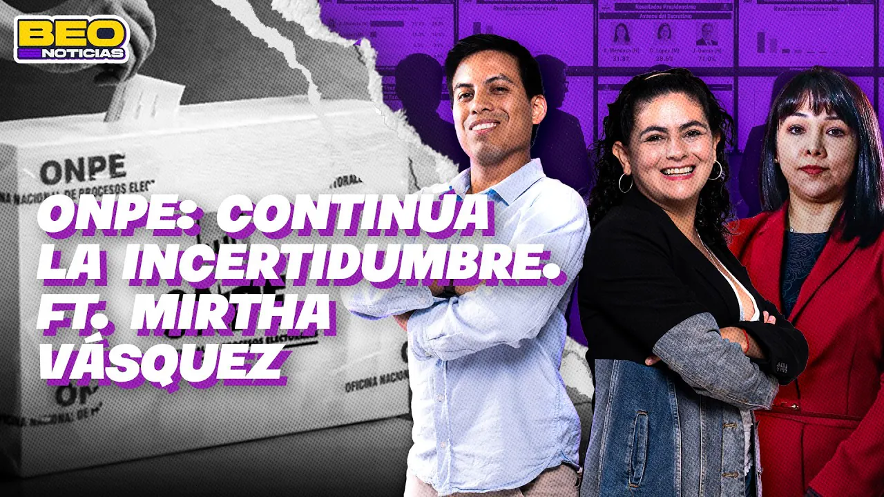Reproducir: ¿ANULARAN LAS ELECCIONES? FT. MIRTHA VÁSQUEZ | BEO NOTICIAS 🟣