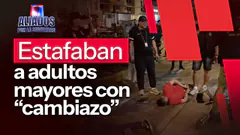 Estafaban a adultos mayores bajo la modalidad del "cambiazo" | "Aliados por la seguridad" EN VIVO