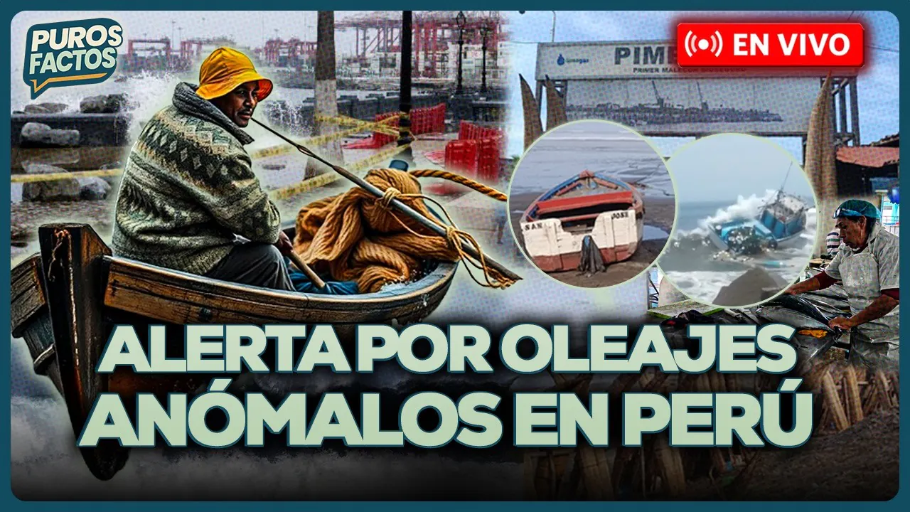 Reproducir: 🚨 #ENVIVO | CRECEN LOS OLEAJES ANÓMALOS EN EL PAÍS  #PUROSFACTOS