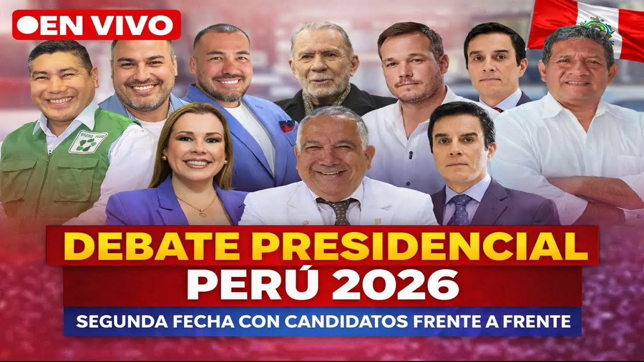 Reproducir: 🔴 EN VIVO: Debate Presidencial Perú 2026 – ¡Se enfrentan SIN FILTRO en la segunda fecha!