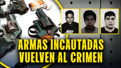 PUNTO FINAL: ARMAS INCAUTADAS POR LA POLICÍA REAPARECIERON EN MANOS DE DELINCUENTES