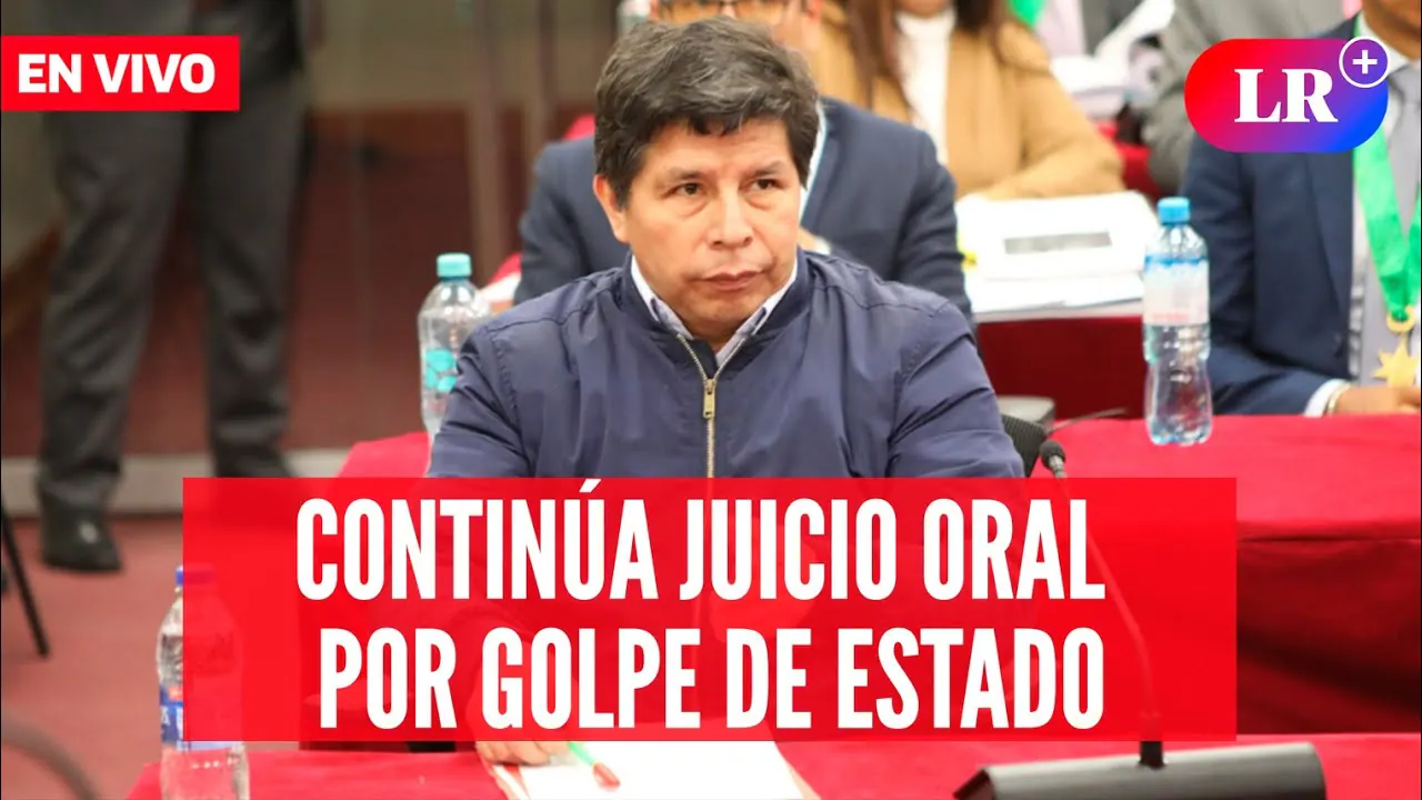 Reproducir: 🔴PEDRO CASTILLO EN VIVO HOY: JUICIO POR GOLPE DE ESTADO CONTINÚA EN BARBADILLO