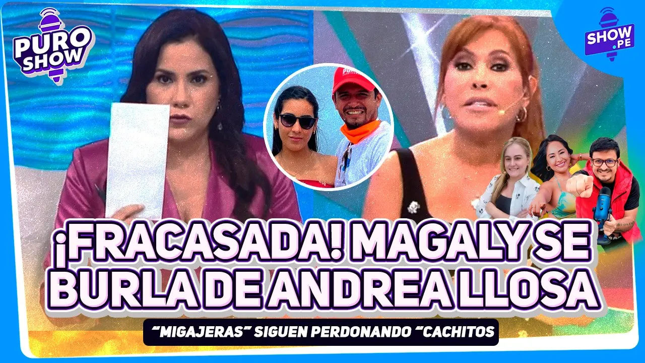 Reproducir: 🔴 ¡MAGALY MEDINA SE BURLA DE ANDREA LLOSA! MIGAJERAS VUELVEN A PESAR DE CACHOS  #PuroShow
