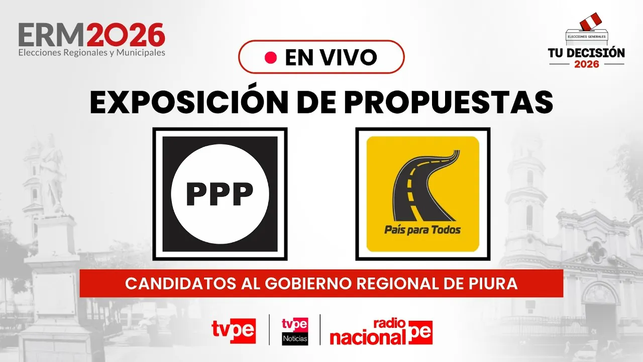 Reproducir: Candidatos al gobierno regional de Piura: PPP y País para Todos | Tu Decisión 2026