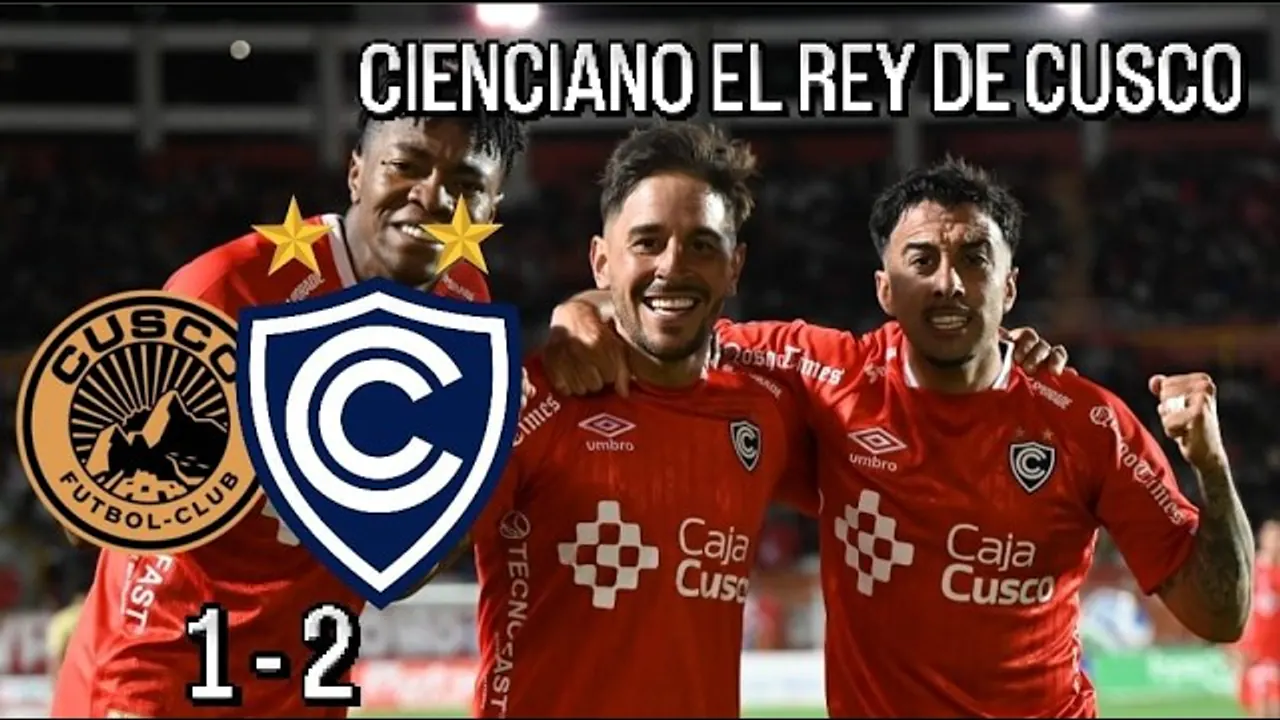 Reproducir: POST SALA: CUSCO 1-2 CIENCIANO - CIENCIANO ES EL REY DEL CUSCO Y SE PONE CUARTO