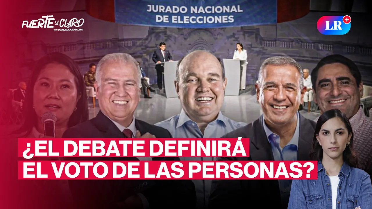 Reproducir: LOS MÁS COMENTADOS DEL DEBATE PRESIDENCIAL 2026 | FUERTE Y CLARO CON MANUELA CAMACHO #FEEG2026