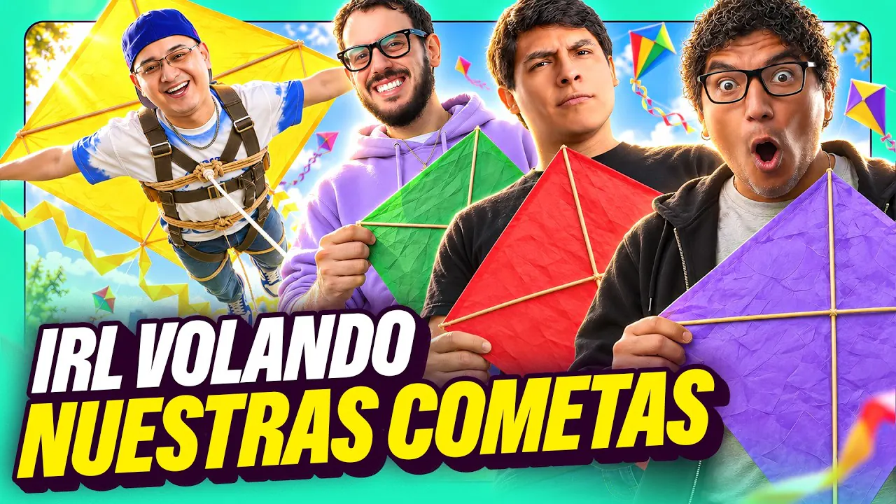 Reproducir: IRL VOLANDO COMETAS | ¿QUIÉN LOGRARÁ VOLAR LA COMETA? | HABLA GOOD