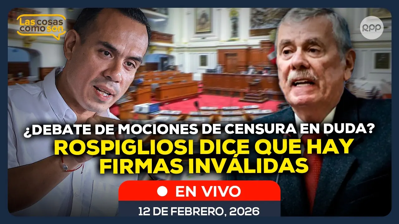 Reproducir: 🎙️ Debate de mociones de censuras contra Jerí en duda: Rospigliosi cuestiona firmas #FEEG2026