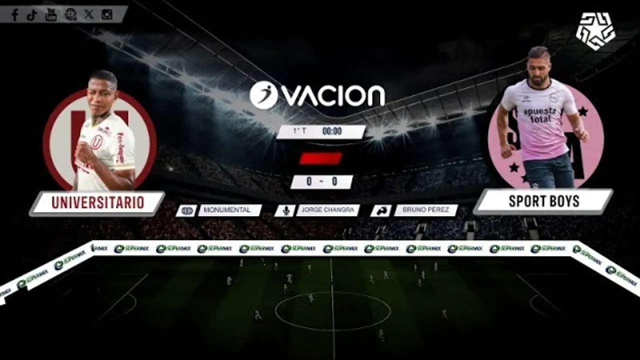 Reproducir: Universitario vs Sport Boys por RADIO OVACIÓN | LIGA 1 TE APUESTO