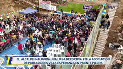 Inauguración de Losa Deportiva en Puente Piedra | 16 de julio.