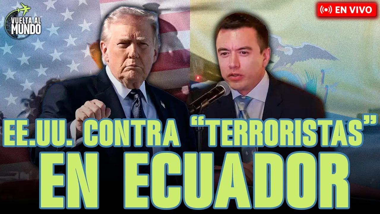 Reproducir: #ENVIVO | EE.UU. Y ECUADOR LANZAN "OPERACIONES CONJUNTAS" CONTRA "TERRORISTAS" #VUELTAALMUNDO