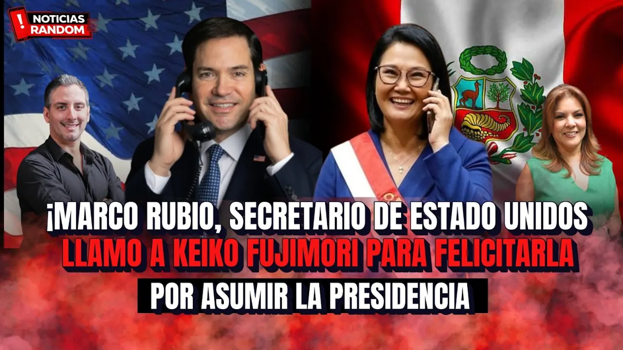 Reproducir: SECRETARIO DE EE. UU. LLAMÓ A KEIKO - NOTICIAS RANDOM