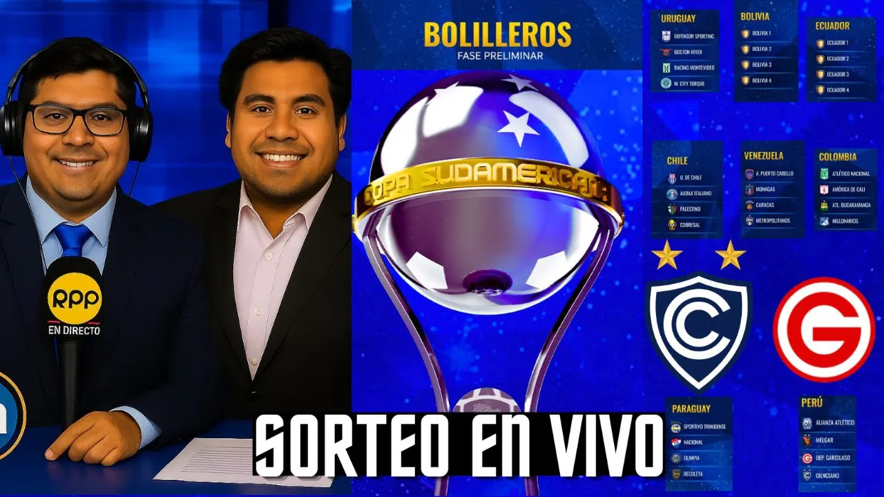 Reproducir: 🔥REACCIÓN "CUSQUEÑA" EN VIVO: SORTEO DE LA COPA SUDAMERICANA 2026🔥