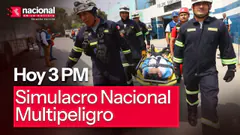 Hoy (3pm) Simulacro Nacional Multipeligro |"Nacional en la Noticia" |EN VIVO 14/08/2026