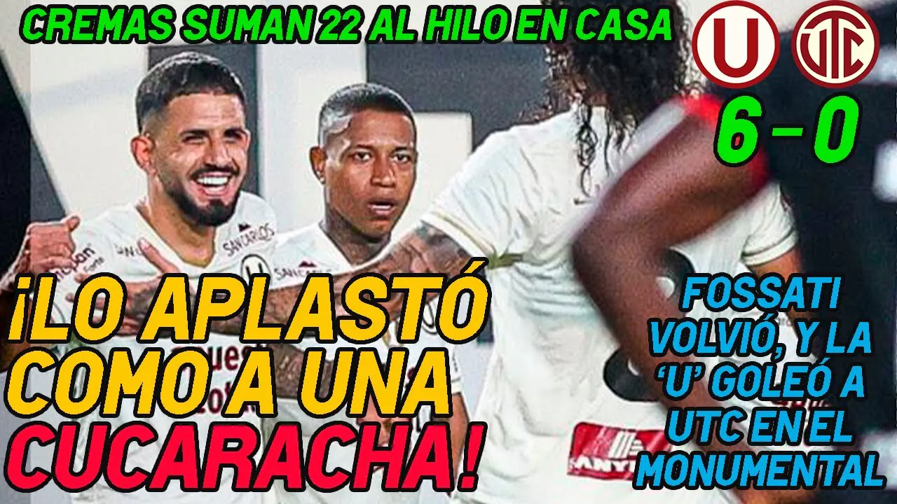 Reproducir: 'U' LIDERA LIGA1 / MELGAR SE SIGUE CAYENDO / RUIDÍAZ MARCÓ 2 GOLES A BOYS / ANCELOTTI A BRASIL