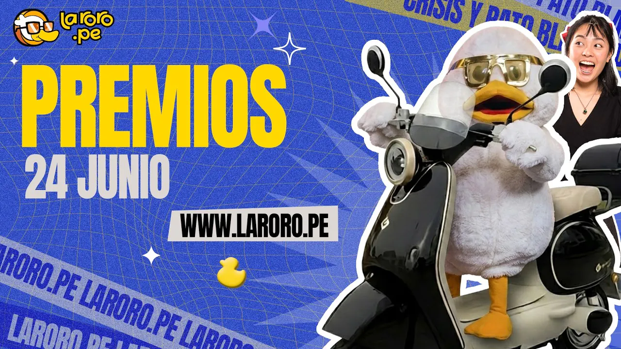 Reproducir: PREMIOS LARORO.PE 24 DE JUNIO | LARORO.PE 🦆