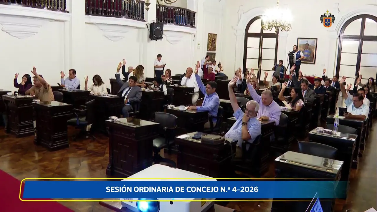 Reproducir: Sesión Ordinaria de Concejo n.º 4-2026 | 26 de febrero