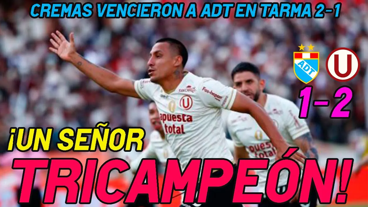 Reproducir: 'U' GANÓ EN TARMA TRAS 39 AÑOS / PREMIACIÓN SERÁ EL 7 ANTE GARCILASO  / GRITAN 'VENDIDO' A URIBE