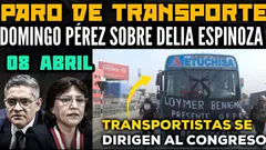 DINA ARREMETE CONTRA EL PUEBLO / PRÓXIMO PARO DEL TRANSPORTE /DOMINGO PÉREZ SE DEFIENDE - 08 ABR