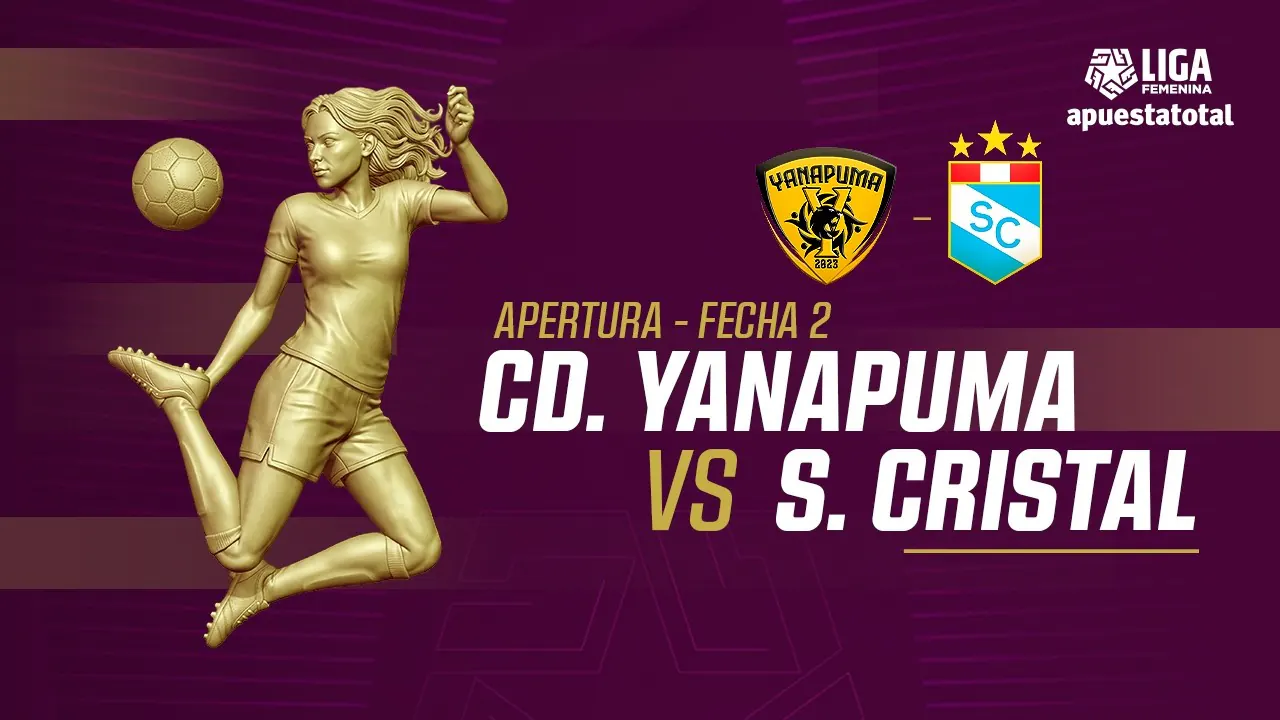 Reproducir: 🔴EN VIVO |  CD YANAPUMA VS SPORTING CRISTAL | LIGA FEMENINA | FECHA 2