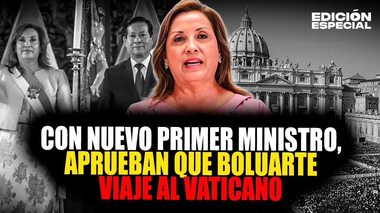 Reproducir: #EnVivo Congreso autoriza viaje de Boluarte al Vaticano en medio del cambio de nuevo premier